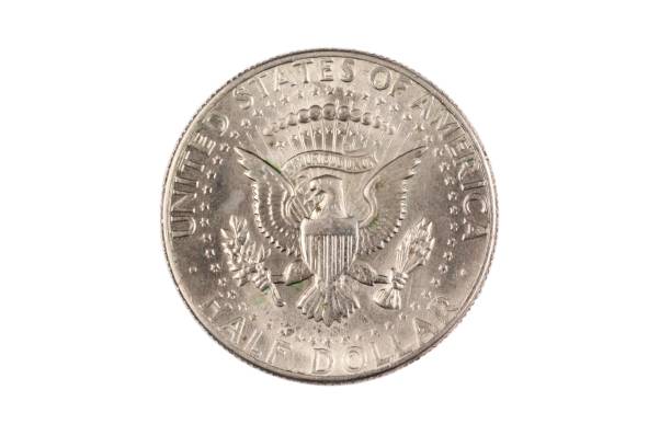 istock American Kennedy Fifty Cent Coin Isolated On White 1135034232