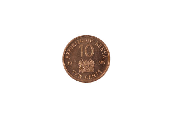 istock Kenyan Ten Cent Coin Isolated On White 1135034235