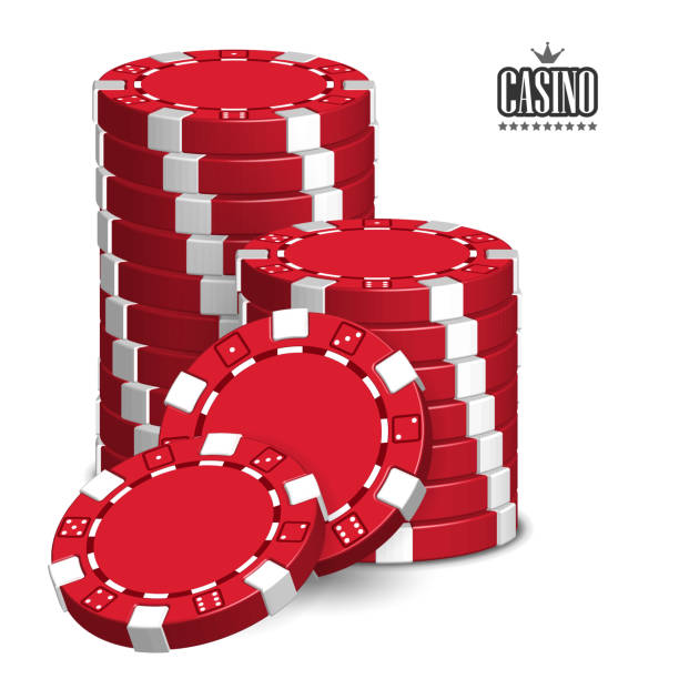 istock Casino advertising with a set of playing chips on a white background.  3D vector. High detailed realistic illustration. 1135038731