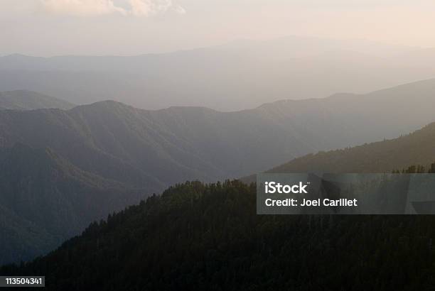 Smoky Mountains O Zachodzie Słońca Z Mt Leconte - zdjęcia stockowe i więcej obrazów Krajobraz falisty - Krajobraz falisty, Stan Tennessee, Appalachy