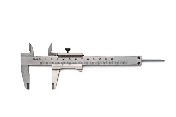 Metal Vernier Caliper isolated Caliper precision measurement Vernier  isolated with clipping path caliper photos stock pictures, royalty-free photos & images
