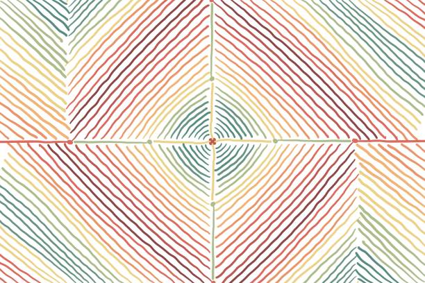 abstract colorful line digital painting background. Idea for background