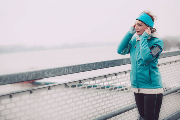 istock Mature woman having an outdoor training 1135048847