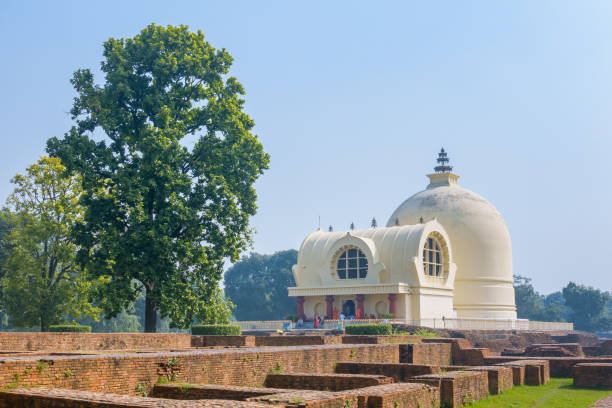 istock Parinirvana Stupa and temple, Kushinagar, India 1135048999