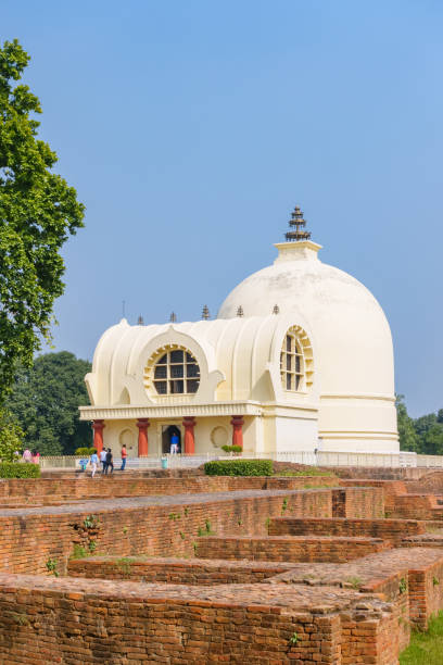 istock Parinirvana Stupa and temple, Kushinagar, India 1135049001