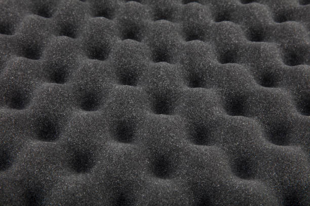 istock The pattern of the soundproof panel of polyurethane foam.Sound Insulation Material. 1135052917