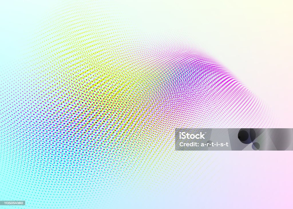 Abstract background with glitch effect. EPS10 file. It contains blending objects. Layered. Grouped. CMYK stock vector