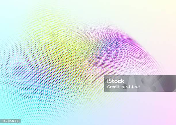 Abstract Background With Glitch Effect Stock Illustration - Download Image Now - CMYK, Backgrounds, Rainbow