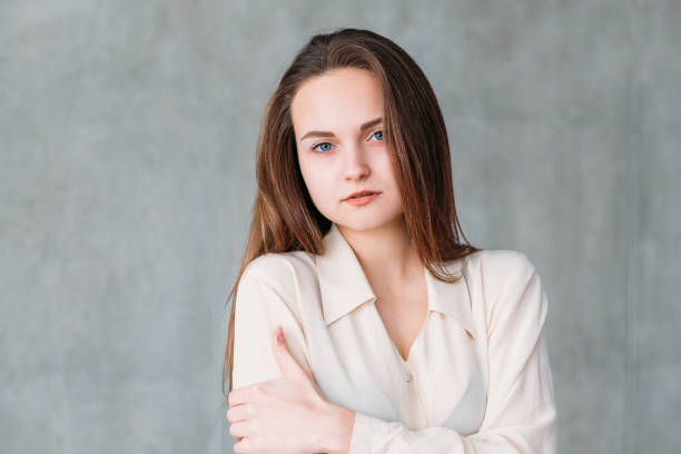 istock woman facial expression look wearily copy space 1135057706