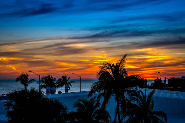 istock Dramatic vibrant sunset scenery in Key West, Florida 1135058871