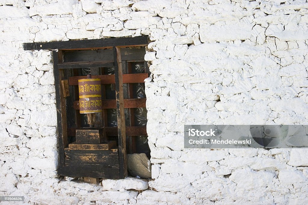 Prayerwheel paesaggio - Foto stock royalty-free di Architettura