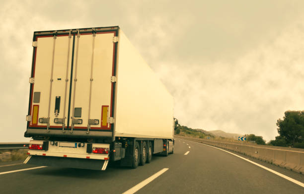 istock Truck on the road 1135065518