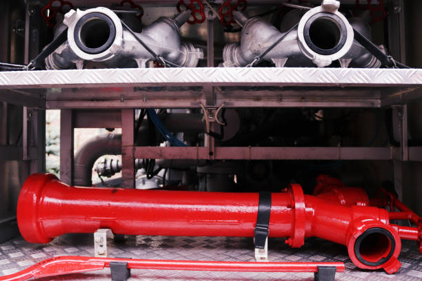 istock details and structure of the fire truck 1135069791