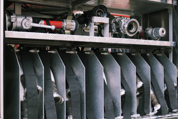 details and structure of the fire truck