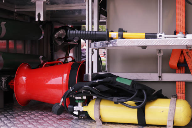 details and structure of the fire truck