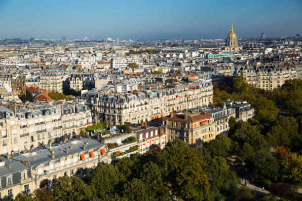istock Panorama of Paris with Hotel des Invalides 1135071991
