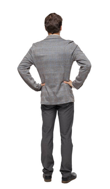 istock Back view of Business man looks. 1135078827