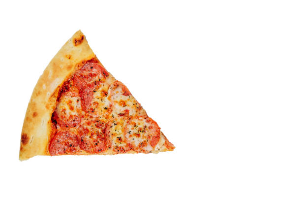 istock pepperoni pizza isolated, slice of pizza 1135083122