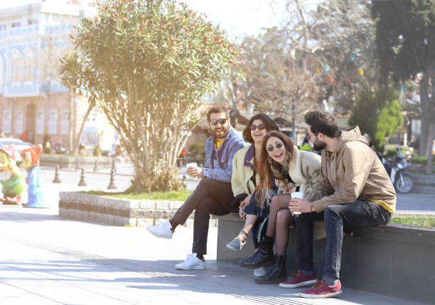 istock They are talking and enjoying weekend. 1135083663