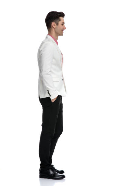 istock side view of an elegant man waiting in line 1135088102
