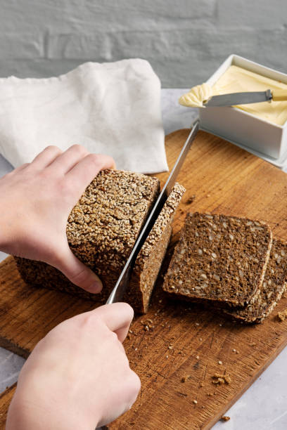 istock Loaf of organic rye bread. 1135091427