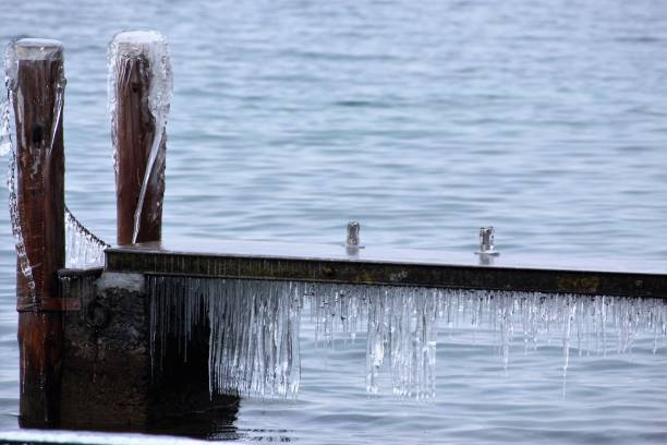 istock Nernier city in winter 1135098403