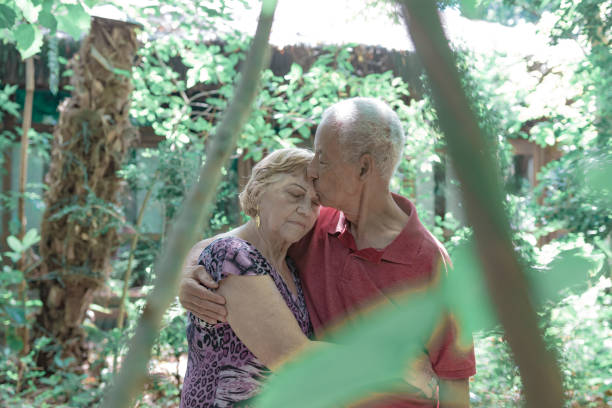 istock Elderly couple in love 1135106392