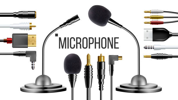 Microphone For Clothes, Voice Recording Vector. Interview Sign. Connector, Port, Usb. Vintage Concert. Audio Communication. Musical Symbol. Performance Object. Illustration Microphone For Clothes, Voice Recording Vector. Interview Sign. Connector, Port, Usb. Vintage Concert. Audio Communication. Musical Symbol Performance Illustration vintage portable silver radio stock illustrations