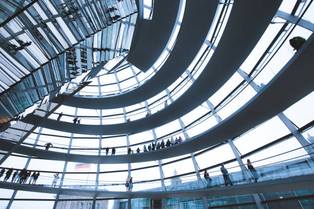 berlin reichstag dome, niemcy - cupola zdjęcia i obrazy z banku zdjęć