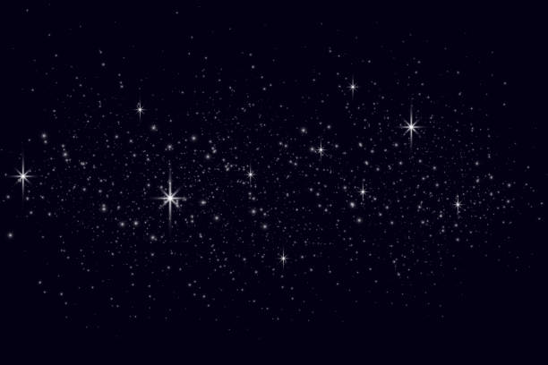 istock Set of golden glowing lights effects isolated on transparent background. Sun flash with rays and spotlight. Glow light effect. Star burst with sparkles. 1135112676
