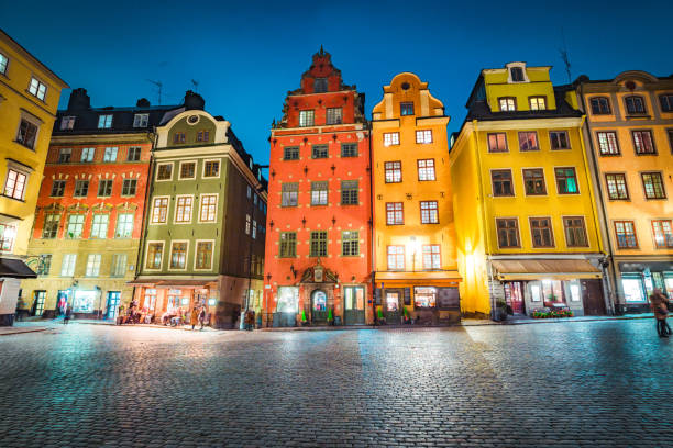 istock Old Town at Twilight, Stockholm, Sweden 1135113264