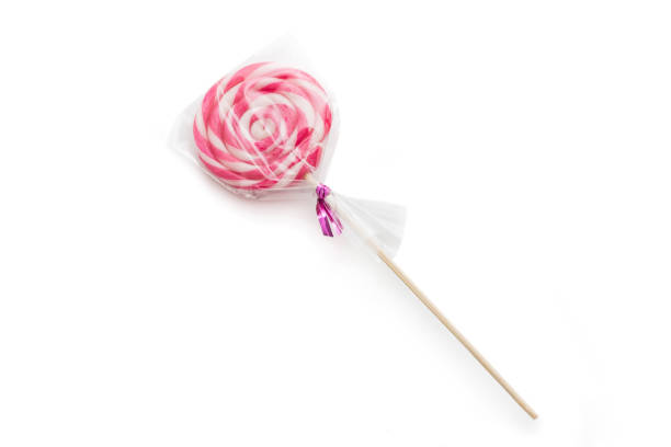 istock Lollipop candy on isolated white background 1135115031