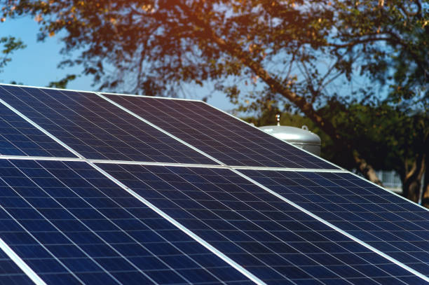 istock Solar cells convert solar energy from the sun into energy. Solar cell concept With copy space 1135124380