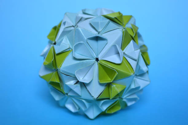 istock Modular origami, cherry blossom 1135126994