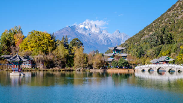 istock Black Dragon Pool in Lijiang Old City 1135128221