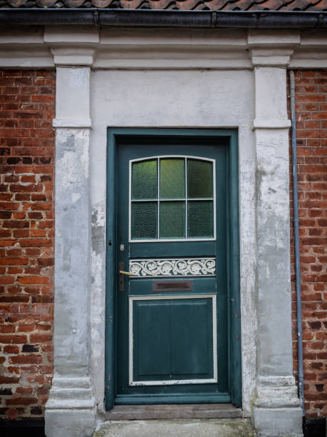 istock Traditional colorful door in old Ribe, Denmark 1135128456