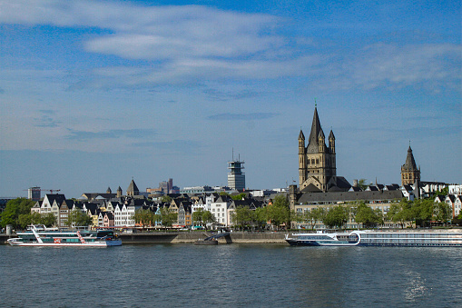 Cologne with Rhine River