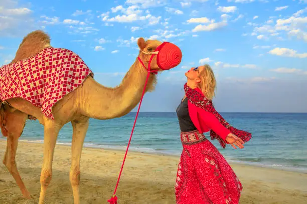 Photo of Woman with camel