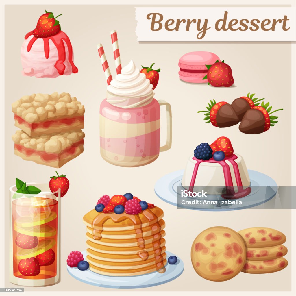 Ilustración de Colección De Postres De Fresa Iconos De Vectores De Estilo De Dibujos Animados Conjunto De Ilustración De Alimentos Dulces Berry y más Vectores Libres de Derechos de Miga - iStock Ilustración de Colección De Postres De Fresa Iconos De Vectores De Estilo De Dibujos Animados Conjunto De Ilustración De Alimentos Dulces Berry y más Vectores Libres de Derechos de Miga - iStock