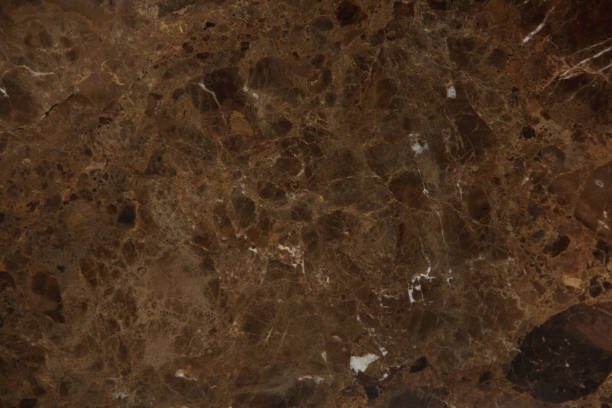 istock Dark brown marble, polished slab, called Emperador dark 1135153674