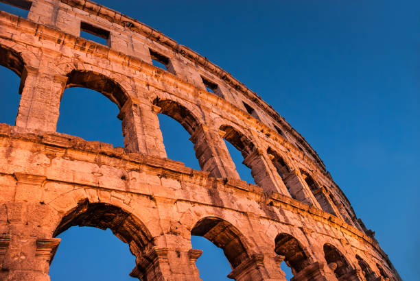 istock The Pula Arena, ancient Roman amphitheatre, ancient sight. 1135157647