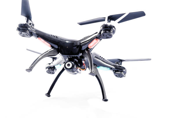 istock Modern Technology Copter closeup Aircraft Drone 1135158038