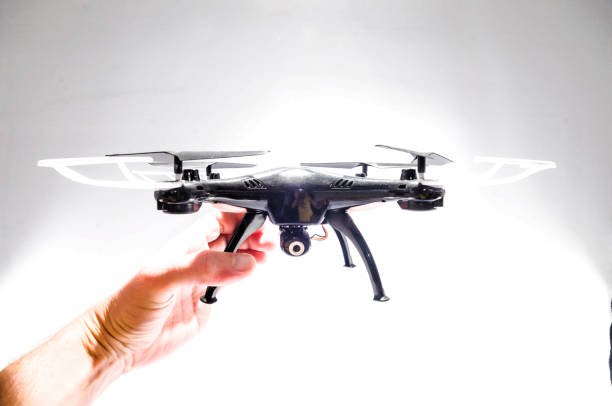 istock Modern Technology Copter closeup Aircraft Drone 1135158044