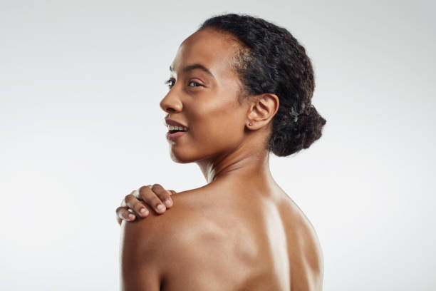 istock My skin feels like silk 1135159782