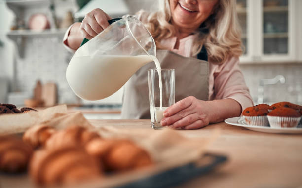istock Senior woman on kitchen 1135161673