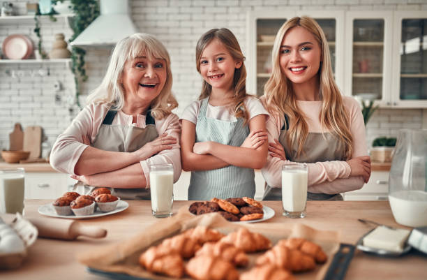 istock Daughter, mother and grandmother on kitchen 1135163049