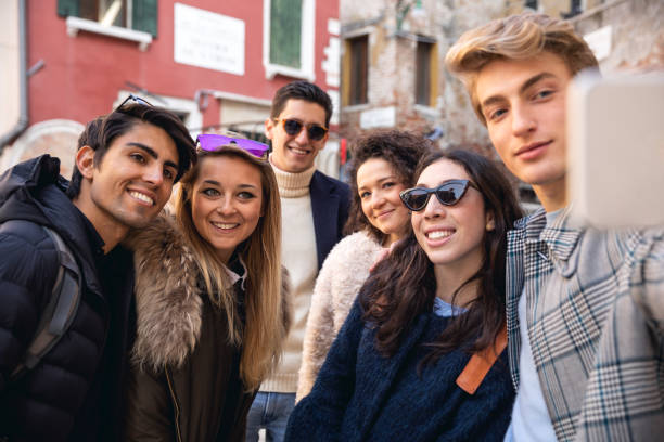 istock Italian millennials students in Venice - Italy 1135164543