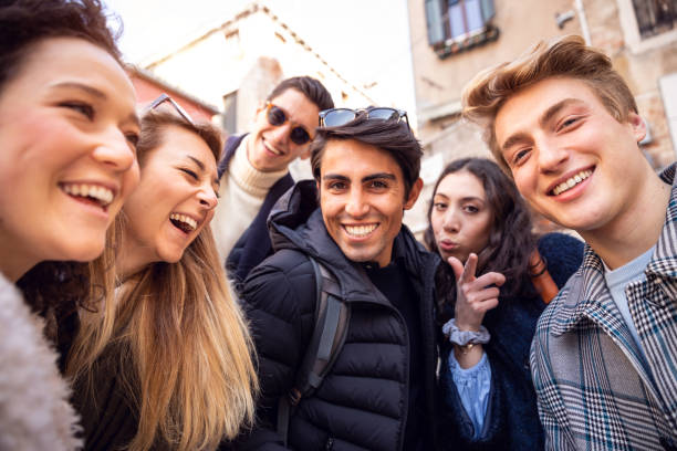 istock Italian millennials students in Venice - Italy 1135164661