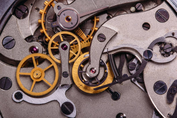 istock The mechanism of the old Soviet clock 1135164891