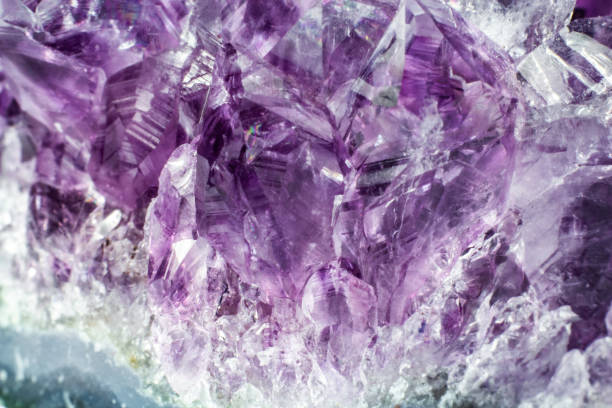 istock Abstract background texture of natural crystal amethyst 1135165094